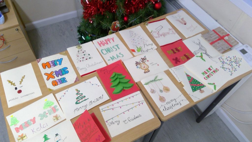 handmade christmas cards for teachers