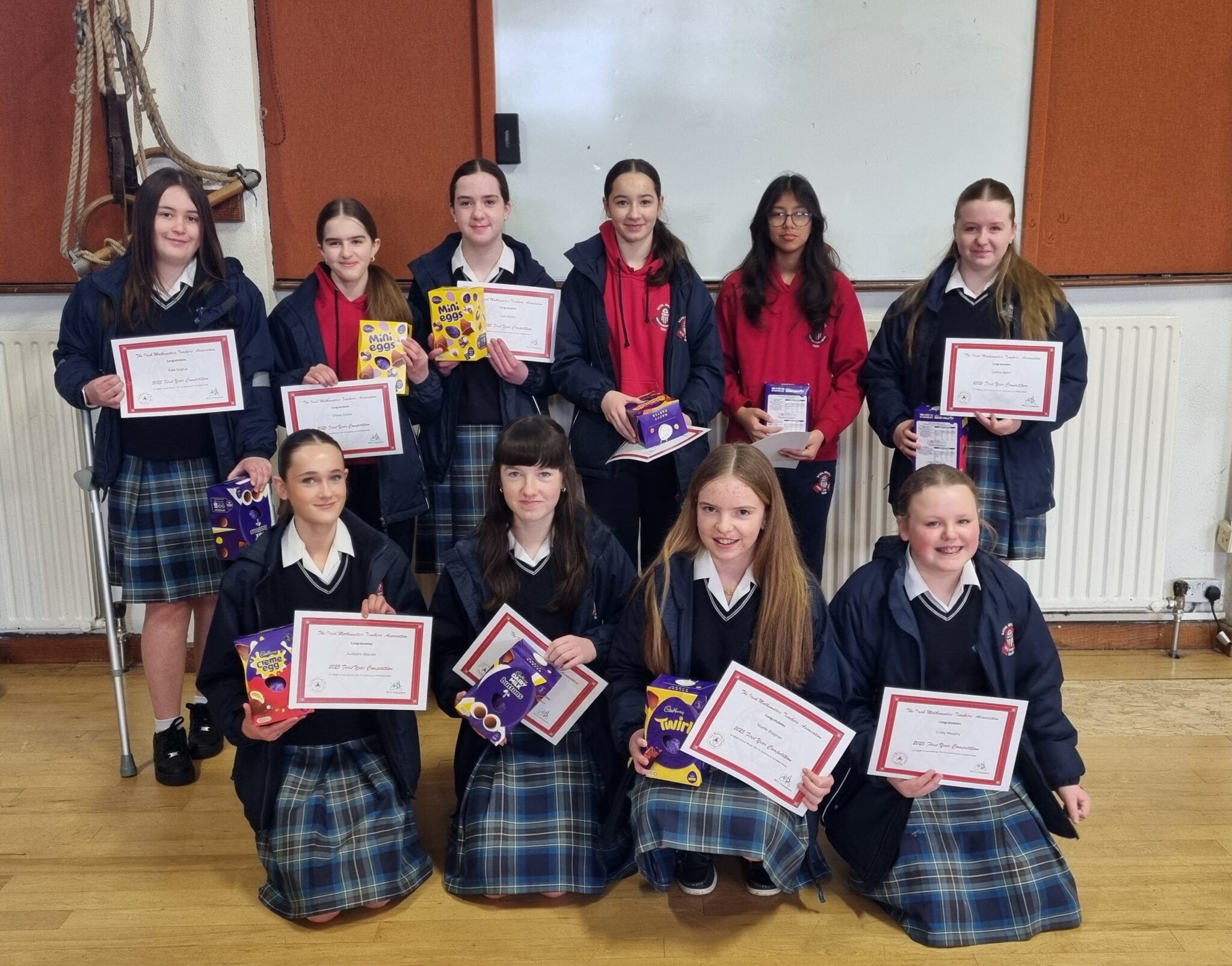 JUNIOR MATHS COMPETITION TOP ACHIEVERS! – Scoil Mhuire
